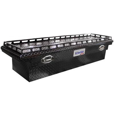 Better Built 61.5" Low-Profile Saddle Truck Box with Rail System (Gloss Black) - 79211115